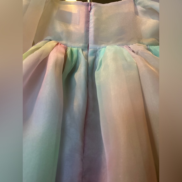 BEST Selkie The Rainbow French Puff Midi Dress - Picture 16 of 16